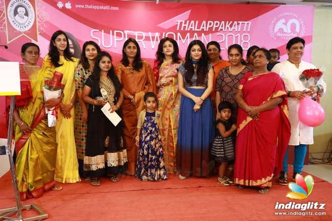 Janani Iyer at Thalappakatti Superwoman 2018 Award