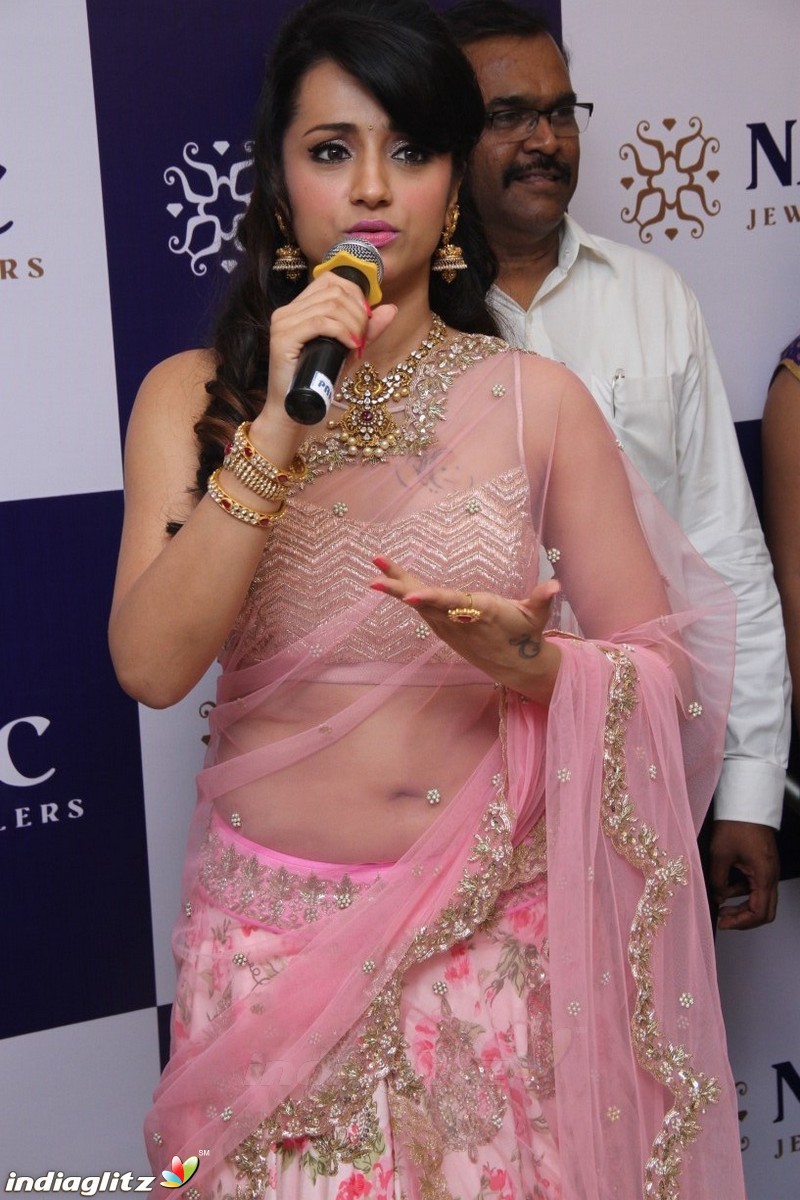 Trisha launches NAC Jewellers new showroom in Perambur, Chennai