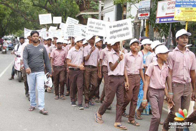 Trisha lend her support to end all forms of child labour