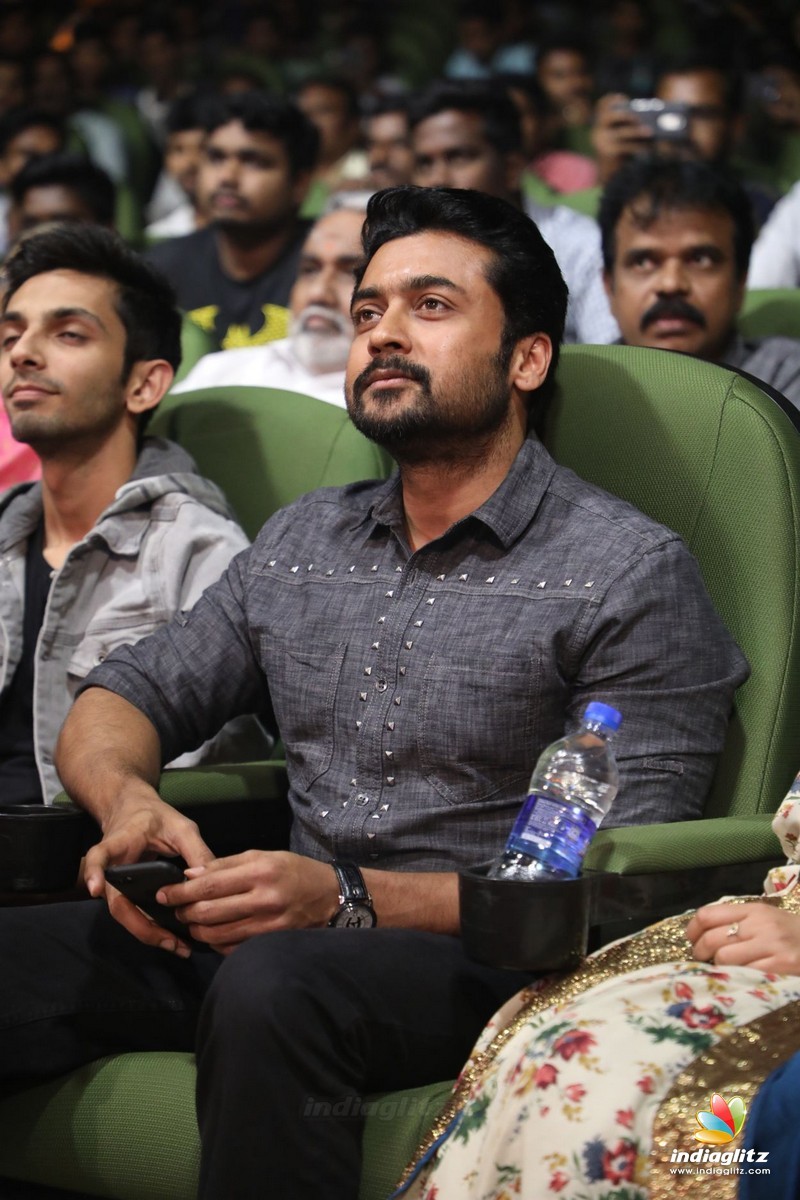 Suriya at Thaanaa Serndha Koottam Promotional Meet