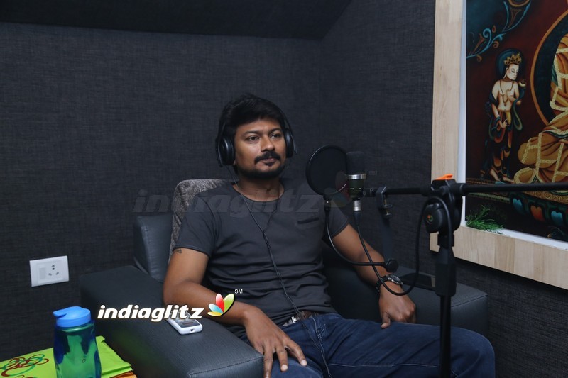 Udhayanidhi Stalin - Manjima Mohan untitled Movie Dubbing Pooja