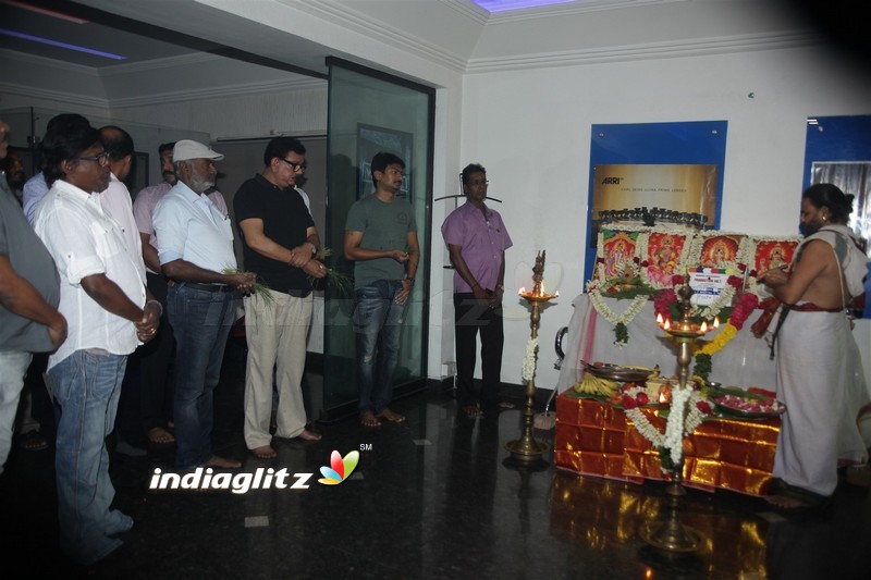 Udhayanidhi and Director Priyadarshan Movie Pooja