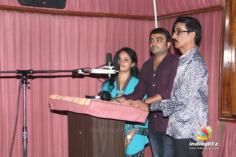 'Utharavu Maharaja' Dubbing Pooja