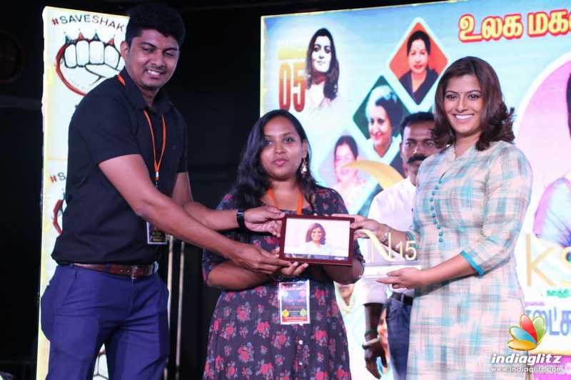 Varalaxmi Sarathkumar at DG Vaishnav College