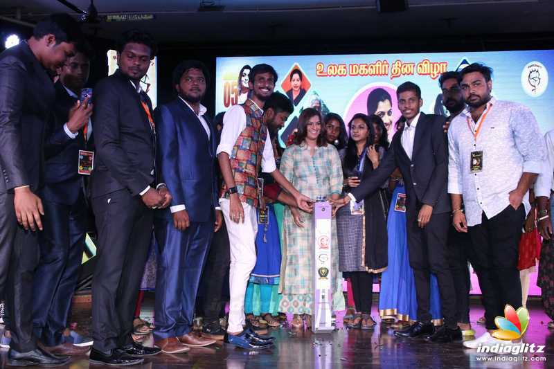 Varalaxmi Sarathkumar at DG Vaishnav College