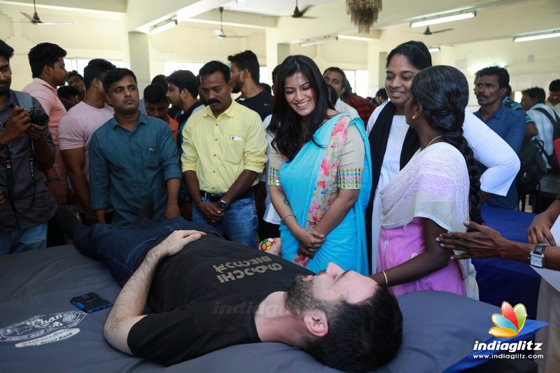 Varalaxmi at Blood Donation Camp & International Women's Day Celebration