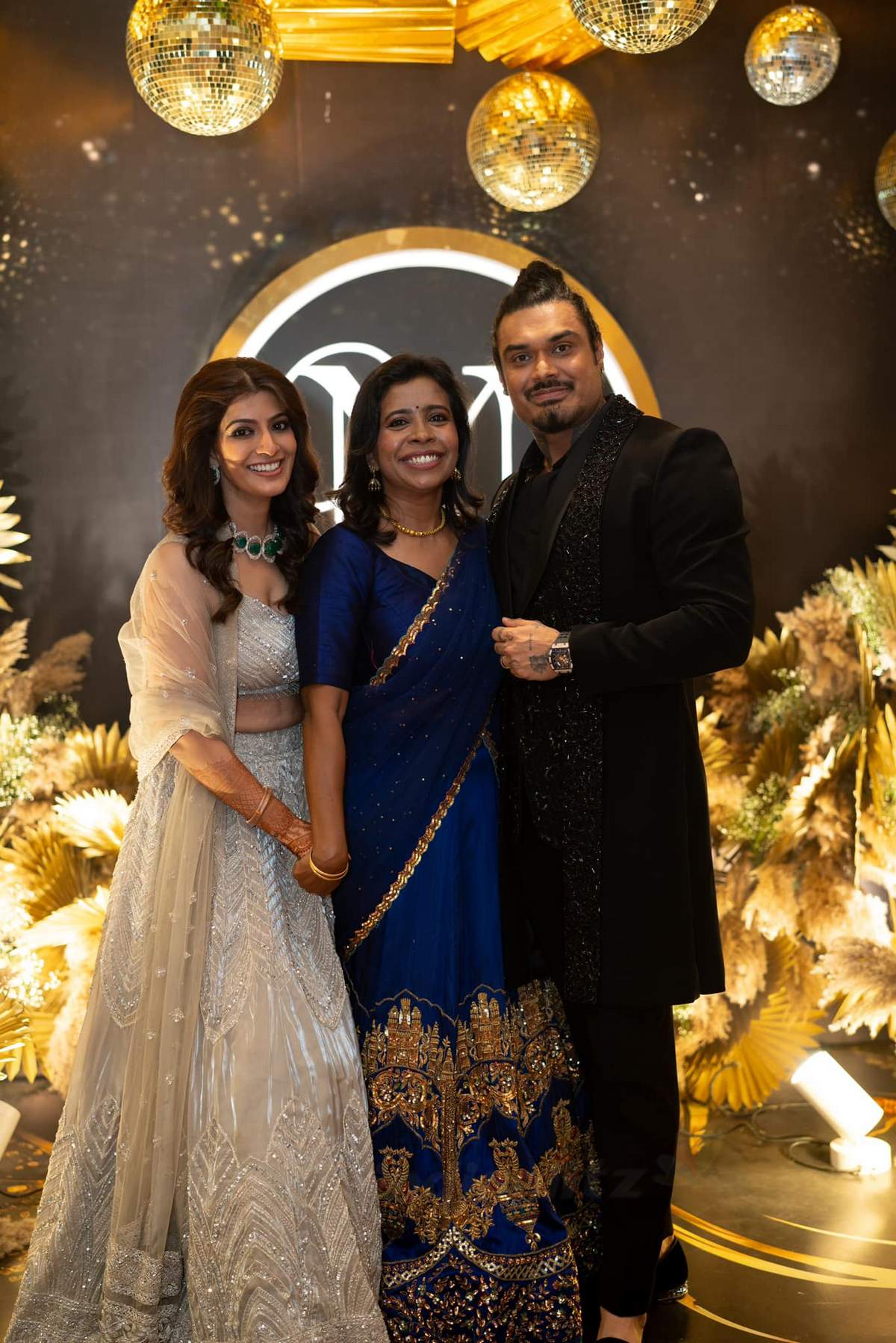 Celebrities attended the Varalaxmi Sarathkumar Nicholai Sachdeva VNSangeeth held at Tajcoromandel