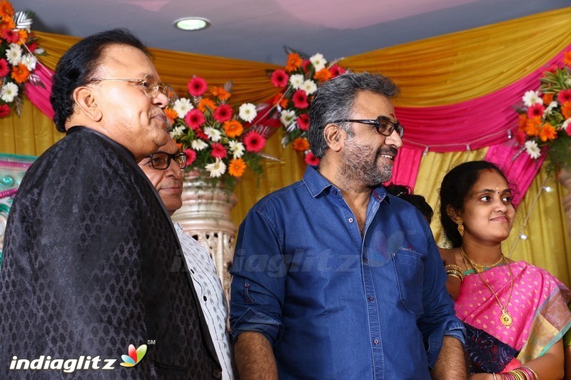 Actor Vasu Vikram's Daughter Vasugi Wedding Reception Stills