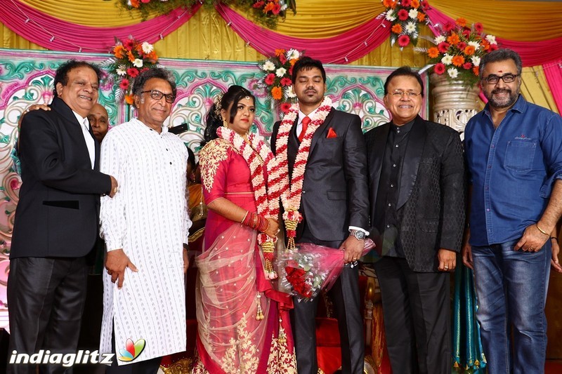 Actor Vasu Vikram's Daughter Vasugi Wedding Reception Stills