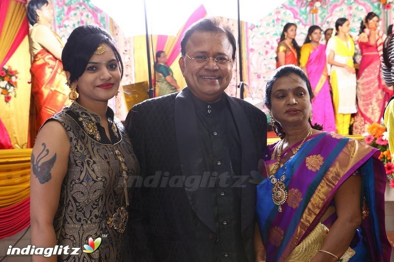 Actor Vasu Vikram's Daughter Vasugi Wedding Reception Stills