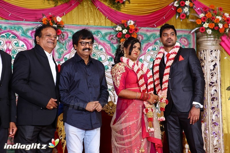 Actor Vasu Vikram's Daughter Vasugi Wedding Reception Stills