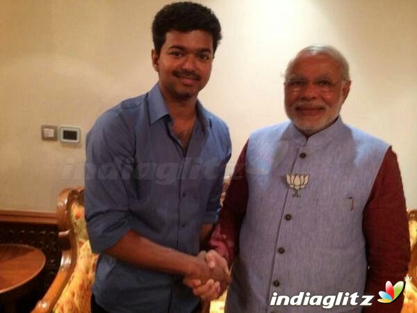 Vijay Meets Narendra Modi