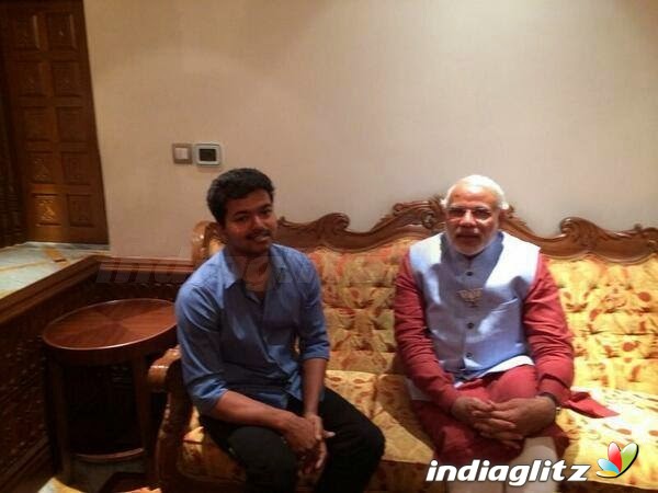 Vijay Meets Narendra Modi