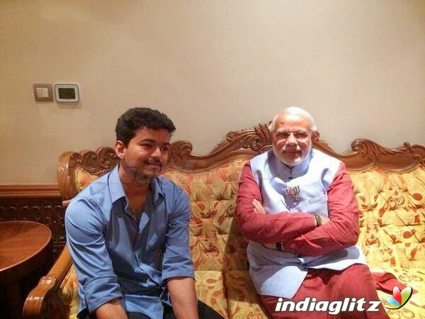 Vijay Meets Narendra Modi