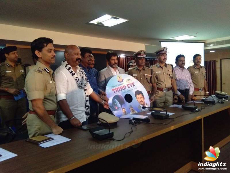 Vikram's 'Third Eye' add CCTV awareness program is launched today at Commissioner office, Chennai