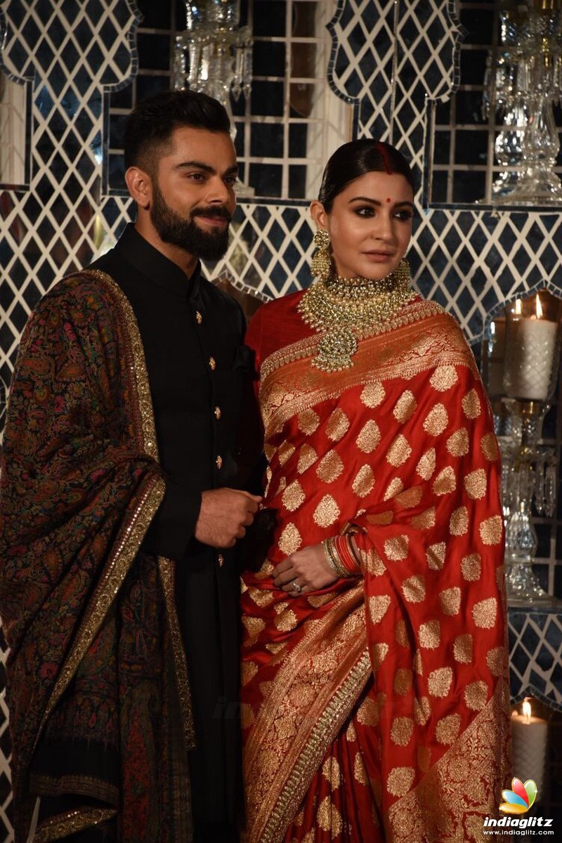 Virat Kohli - Anushka Sharma's Reception