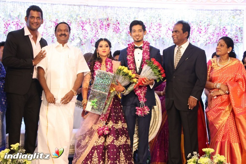 Vishal's Sister Aishwarya Wedding & Reception