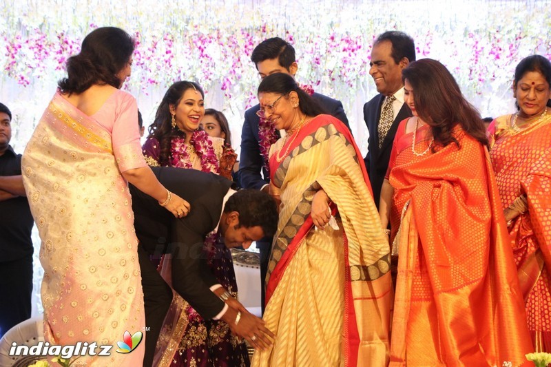 Vishal's Sister Aishwarya Wedding & Reception