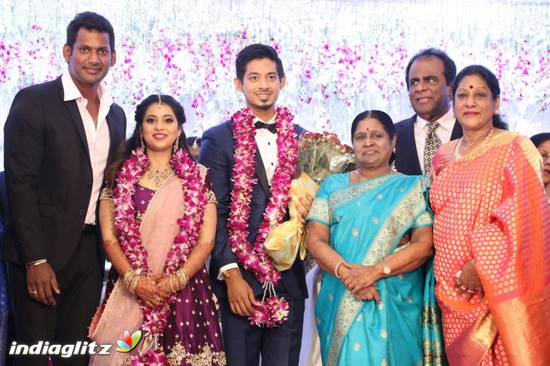 Vishal's Sister Aishwarya Wedding & Reception