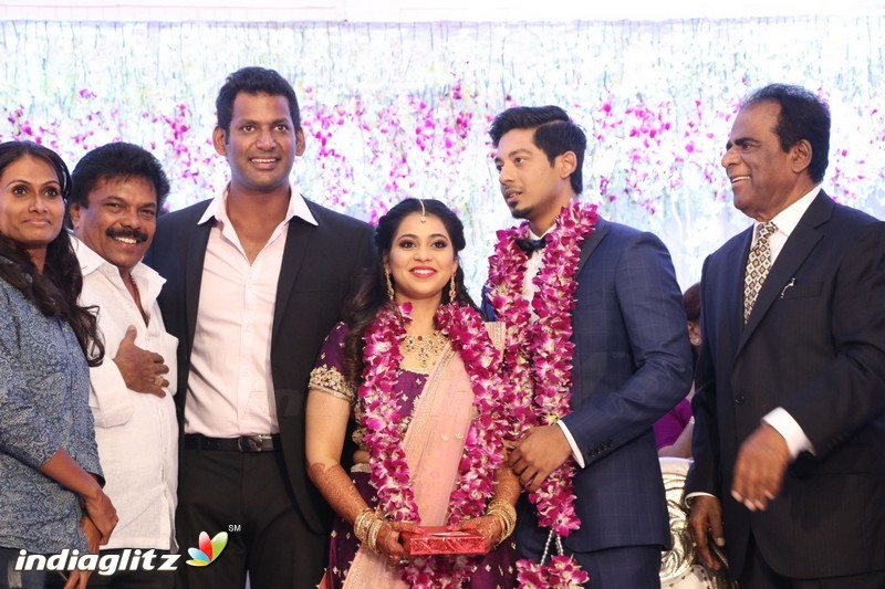 Vishal's Sister Aishwarya Wedding & Reception