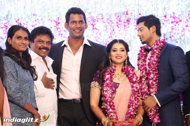 Vishal's Sister Aishwarya Wedding & Reception