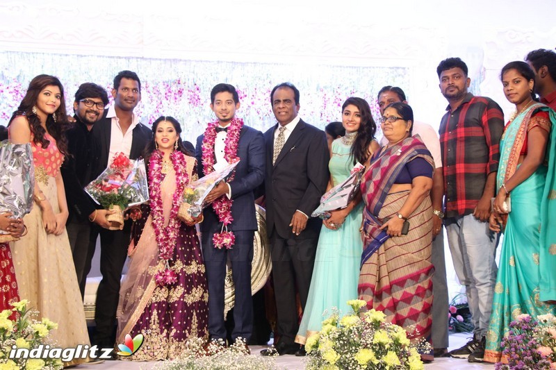 Vishal's Sister Aishwarya Wedding & Reception