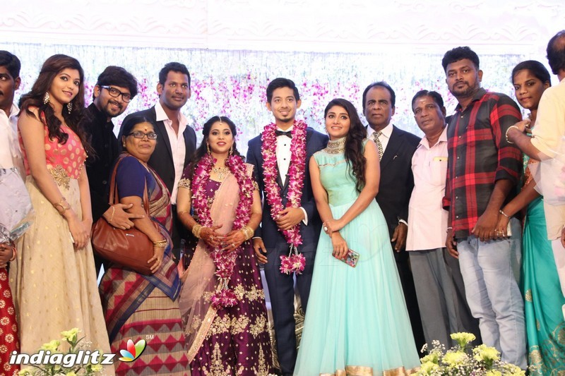 Vishal's Sister Aishwarya Wedding & Reception