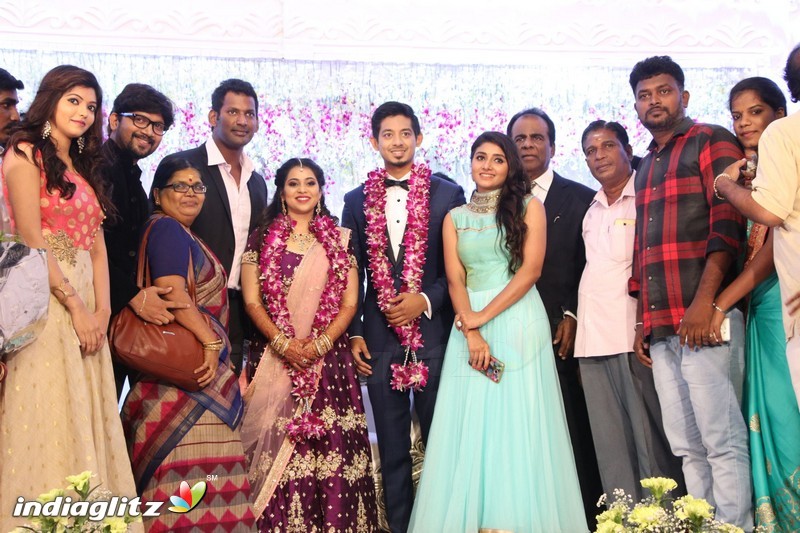 Vishal's Sister Aishwarya Wedding & Reception