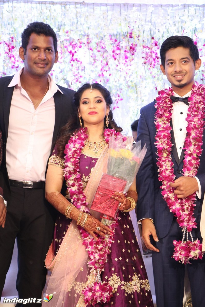 Vishal's Sister Aishwarya Wedding & Reception