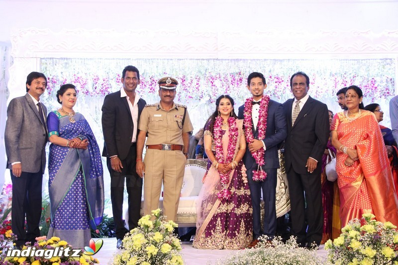 Vishal's Sister Aishwarya Wedding & Reception