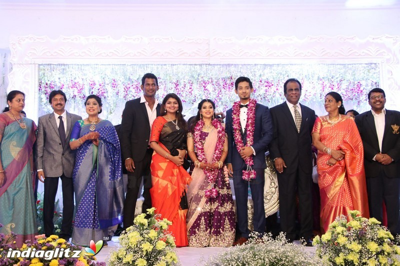 Vishal's Sister Aishwarya Wedding & Reception