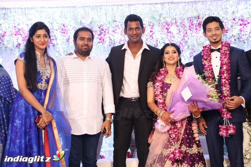 Vishal's Sister Aishwarya Wedding & Reception