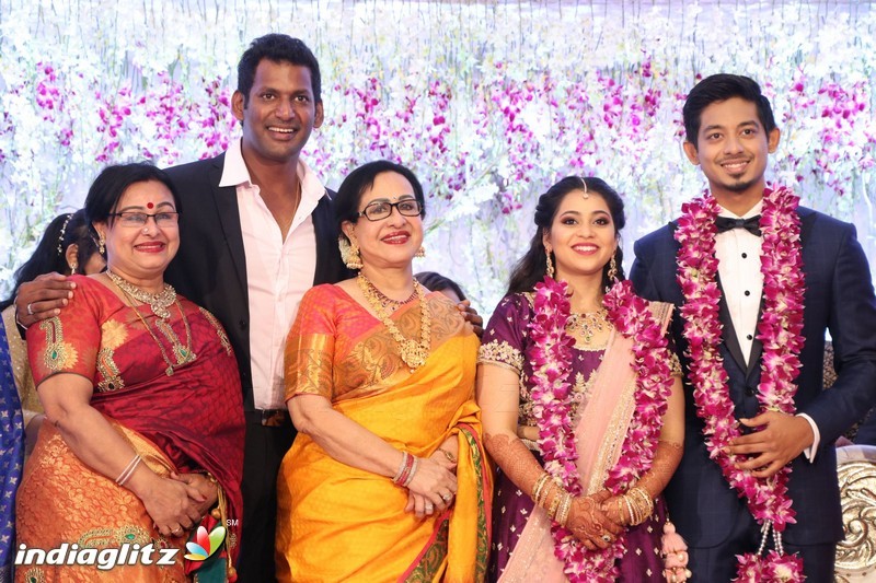 Vishal's Sister Aishwarya Wedding & Reception