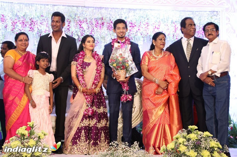 Vishal's Sister Aishwarya Wedding & Reception