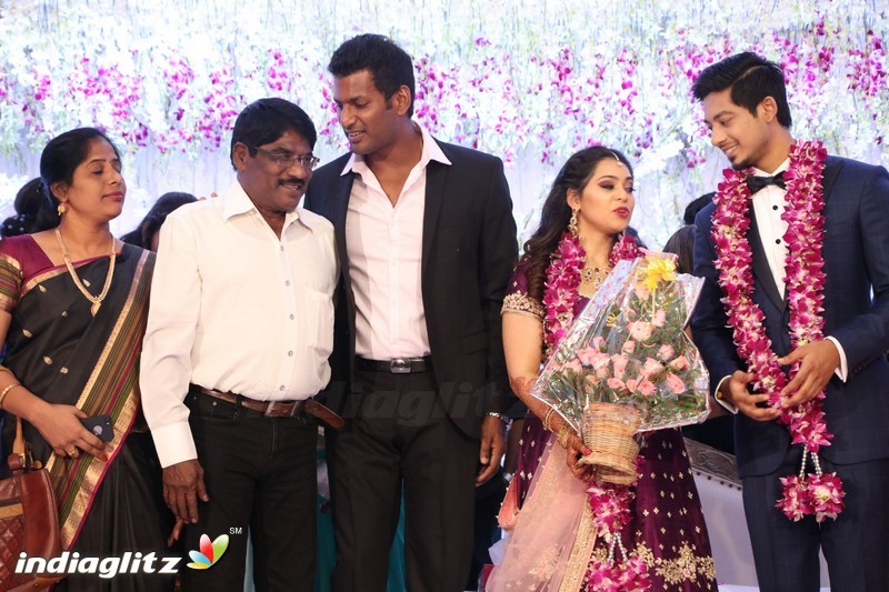 Vishal's Sister Aishwarya Wedding & Reception