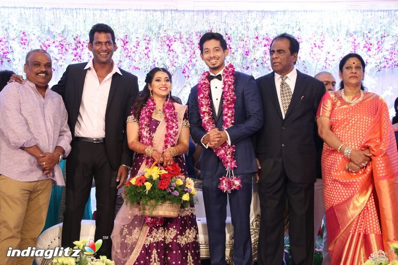 Vishal's Sister Aishwarya Wedding & Reception