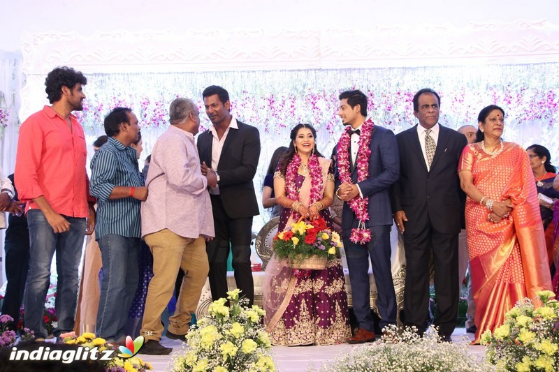 Vishal's Sister Aishwarya Wedding & Reception