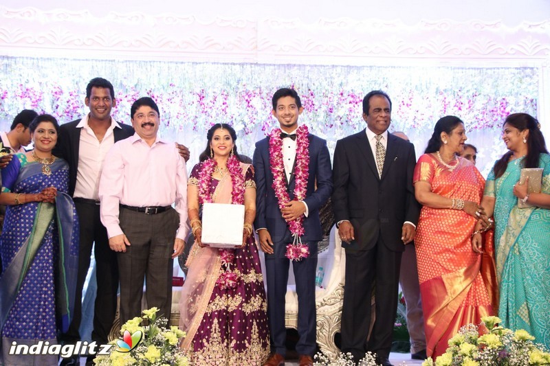 Vishal's Sister Aishwarya Wedding & Reception