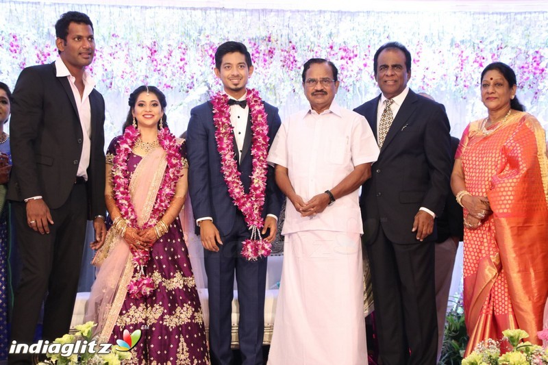 Vishal's Sister Aishwarya Wedding & Reception