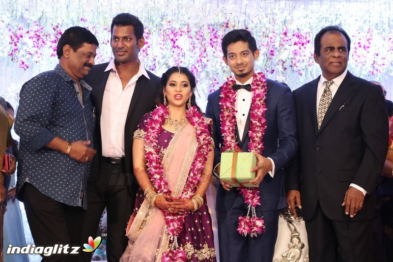 Vishal's Sister Aishwarya Wedding & Reception