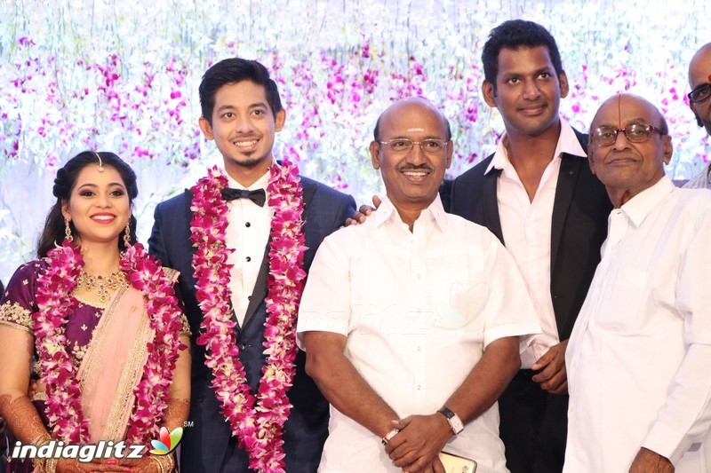 Vishal's Sister Aishwarya Wedding & Reception