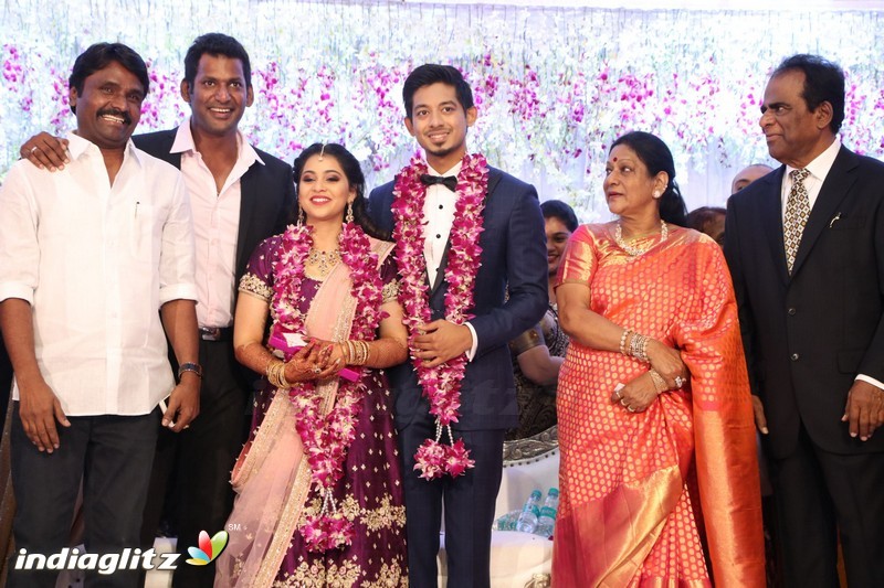 Vishal's Sister Aishwarya Wedding & Reception