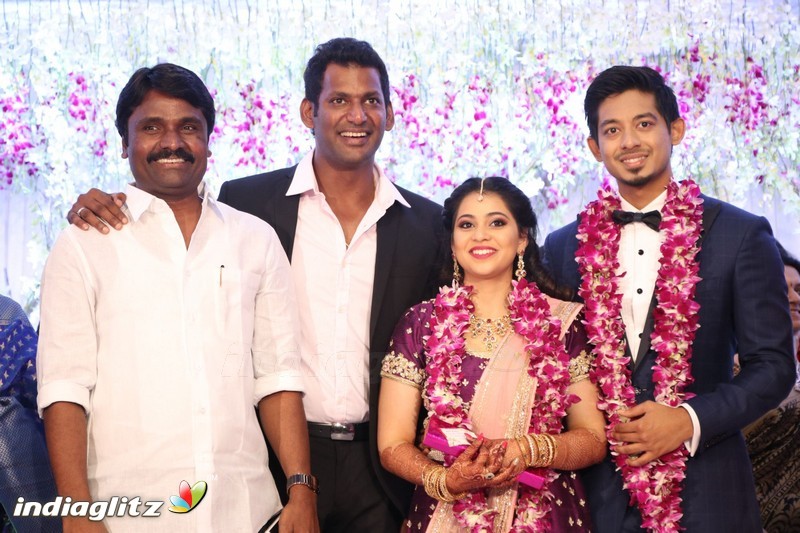 Vishal's Sister Aishwarya Wedding & Reception