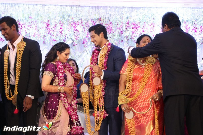 Vishal's Sister Aishwarya Wedding & Reception