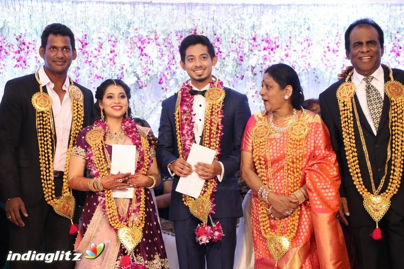 Vishal's Sister Aishwarya Wedding & Reception