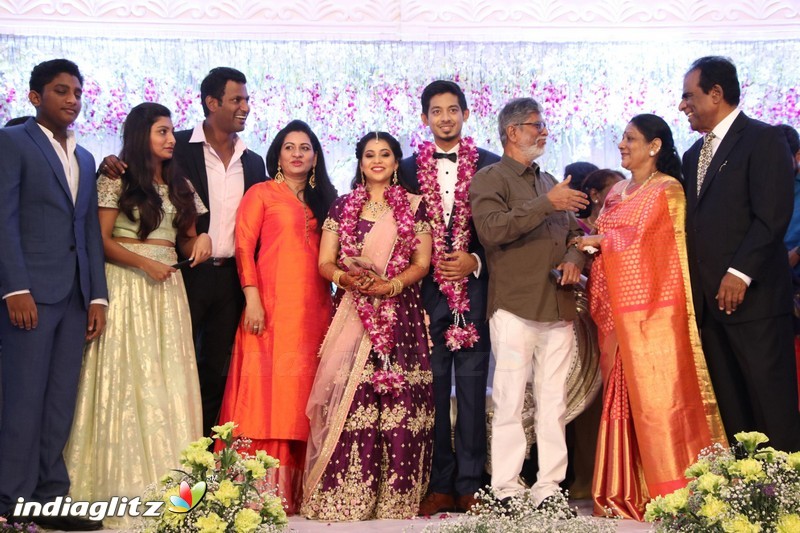 Vishal's Sister Aishwarya Wedding & Reception