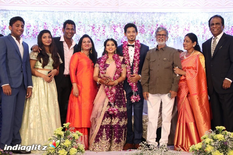 Vishal's Sister Aishwarya Wedding & Reception