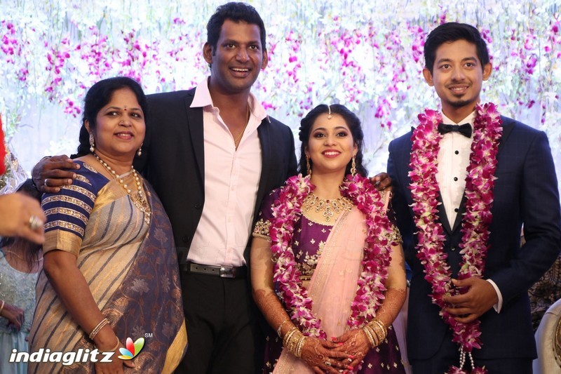 Vishal's Sister Aishwarya Wedding & Reception