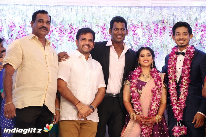 Vishal's Sister Aishwarya Wedding & Reception