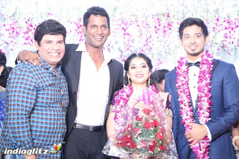 Vishal's Sister Aishwarya Wedding & Reception